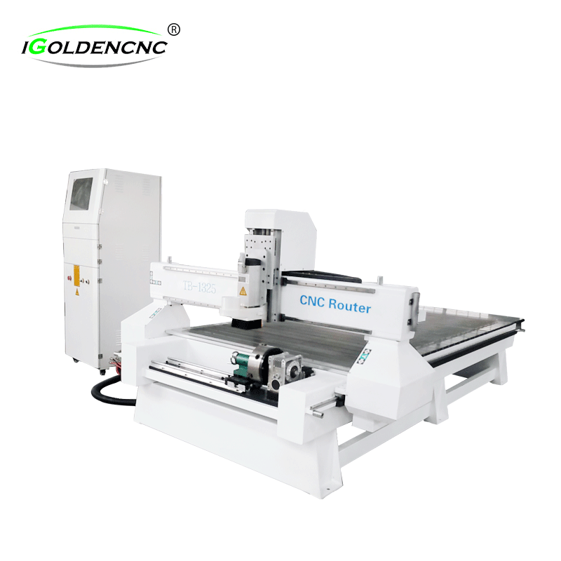 Ahşap İşleme CNC Router Ön 4 Eksenli Döner Eksenli