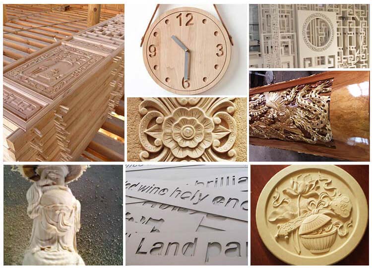 D&ouml;rt s&uuml;re&ccedil; ağa&ccedil; işleme cnc router oyma makinesi