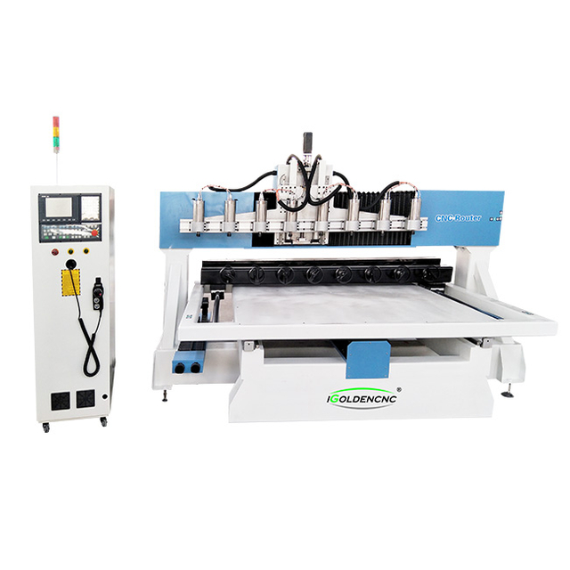 4 Eksen Multi -Baş CNC Yönlendirici