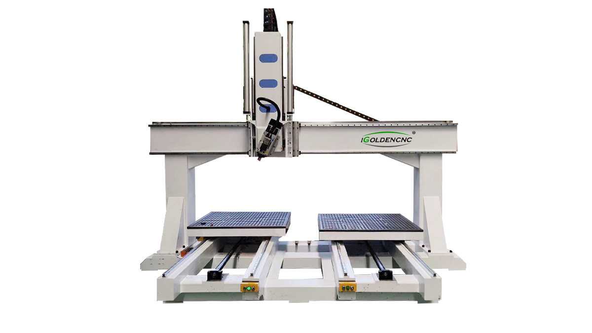 &Ccedil;ift Tablo 4 Eksen ATC CNC Router
