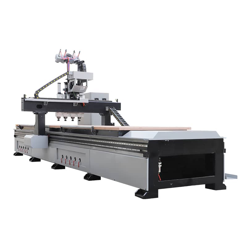 Çift Platformlu MDF ve Kontrplak Levha Kesme CNC Router Makinesi