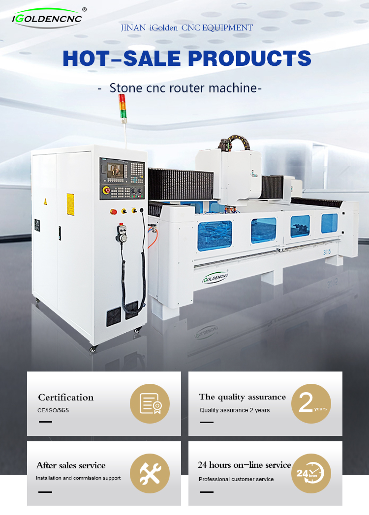  3 Eksen CNC Taş İşleme Merkezi 