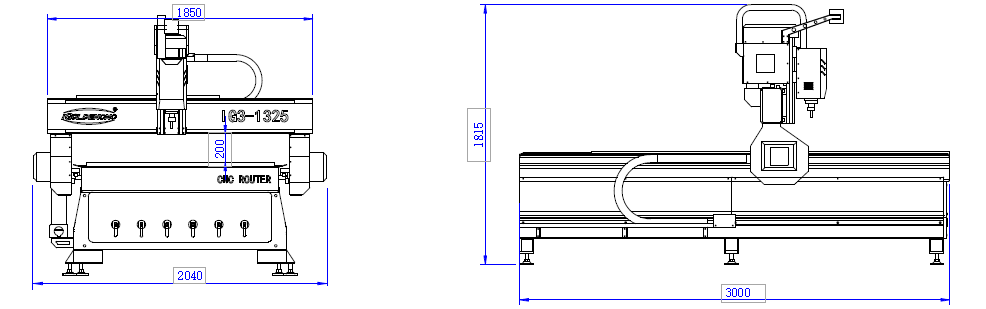 4x8 CNC y&ouml;nlendirici
