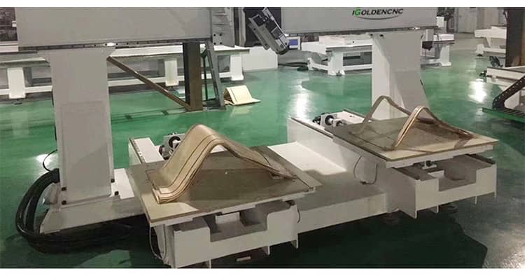 D&ouml;rt eksenli ağa&ccedil; işleme merkezi