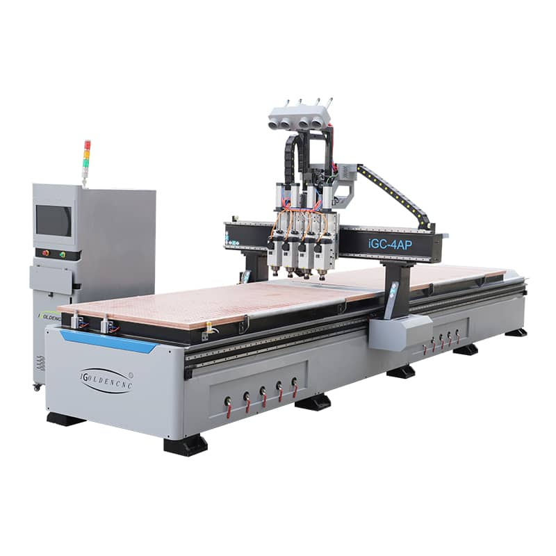 Çift Platformlu MDF ve Kontrplak Levha Kesme CNC Router Makinesi