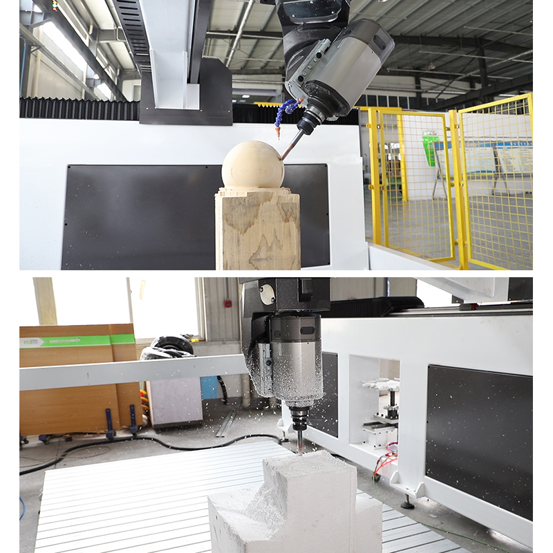 Sıcak Satış 5 Eksen ATC CNC Yönlendirici Makine Merkezi