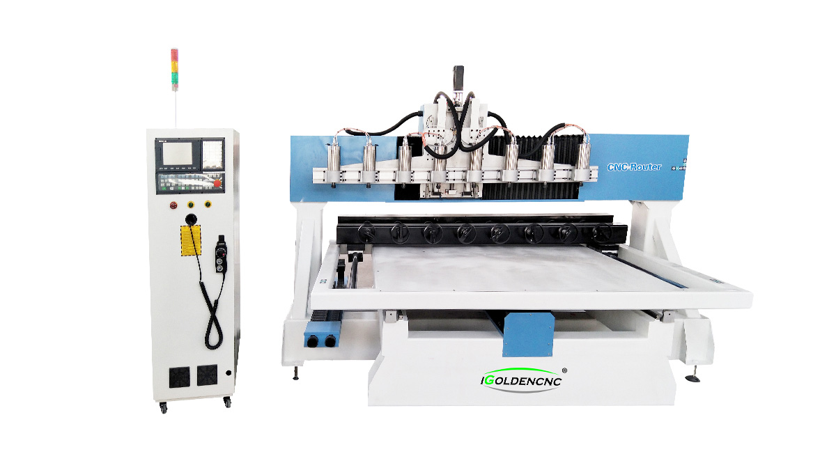 4 eksenli &ccedil;ok kafalı cnc router