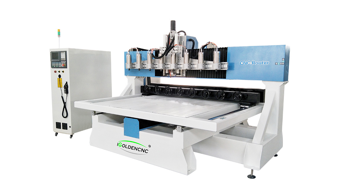 4 eksenli &ccedil;ok kafalı cnc router