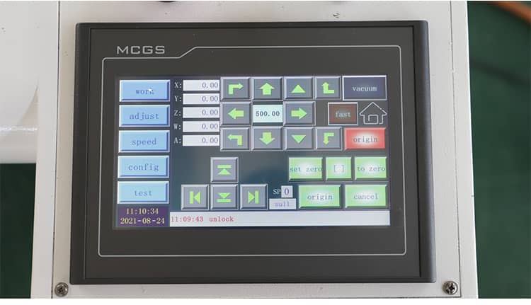 Deri kesme makinesi sistemi