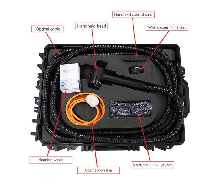 Sırt &ccedil;antası lazer temizleme makinesi