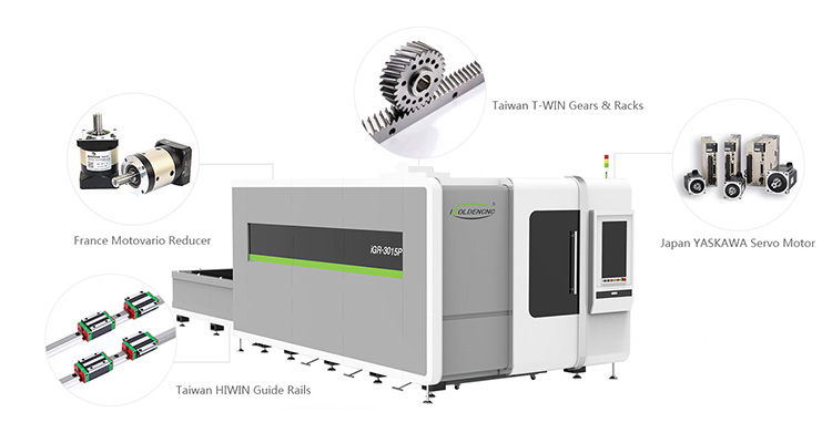 Tam koruma fiber optik kesme makinesi